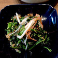 ばたみそーぱん☆'s cooksnap of when they made 春菊とカニかまのうま塩サラダ【作り置き】.