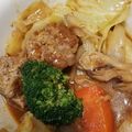 tomtosh's cooksnap of when they made 野菜たっぷりミートボールシチュー.