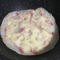 ティンク★'s cooksnap of when they made チキンと糀みその和風もちピザ.