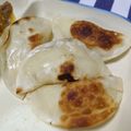 Natsu♡Ayu's cooksnap of when they made 餃子の皮でおつまみ ポテトチーズ揚げ.