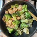 aki42's cooksnap of when they made チキンとブロッコリーのバジル炒め.