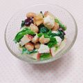 まあまま☆0403's cooksnap of when they made ほうれん草と林檎のクリームチーズサラダ♡.