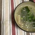 ぐりtoぐら's cooksnap of when they made 韓国風わかめと春雨のスープ.