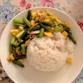 degawa's cooksnap of when they made 中国家庭料理：にんにくの芽と卵炒め.