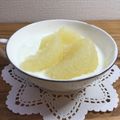 horseland's cooksnap of when they made メロゴールドのせヨーグルト.
