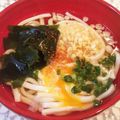 tikariri's cooksnap of when they made 月見うどん.
