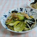 umemodoki's cooksnap of when they made $あさりとチンゲン菜ともやしの中華炒め$.