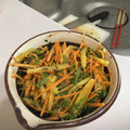 ぴろり＋'s cooksnap of when they made 大人気！沢庵と人参と大葉のごま和え.
