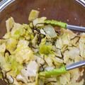 なおこの台所's cooksnap of when they made 春キャベツの胡麻油蒸し.