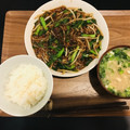 ボボモン's cooksnap of when they made ニラともやしのとろとろ挽肉あん炒め.