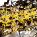 おかしらん's cooksnap of when they made 簡単おつまみ＊竹輪の大葉しらすチーズ焼き.