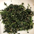 りちょこ☆'s cooksnap of when they made レンジで簡単！ほうれん草のナムル.