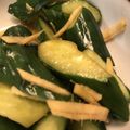 ペネロペ〜's cooksnap of when they made 常備菜14☆きゅうりと生姜のピリ辛漬け♪.