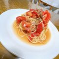 ＊＊めろん＊＊'s cooksnap of when they made ◆トマトとツナの夏パスタ◆.