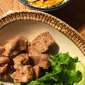 sarasoa's cooksnap of when they made 61℃ 豚肩ロースのサイコロステーキ.