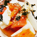 パンダcoぱんだ's cooksnap of when they made 長芋とミニトマトのワサビ和え.