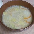 さとりざ's cooksnap of when they made 白菜と春雨の豆乳スープ.