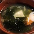 クックTFUV3I☆'s cooksnap of when they made 豆腐とワカメの和風スープ.
