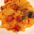 お砂糖▸◂'s cooksnap of when they made レンジで簡単☆ナポリタンうどん.