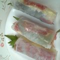 シュガープラム's cooksnap of when they made 和風&ヘルシー♪ 大葉と生ハムの生春巻き.