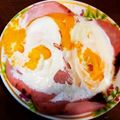 すみま～る's cooksnap of when they made レンチンハムエッグ.
