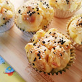 umi☆neco's cooksnap of when they made 整腸美人♪　さつま芋と林檎の蜂蜜マフィン.