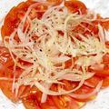 tomitomico's cooksnap of when they made トマトと玉ねぎのつゆだくレモンサラダ.