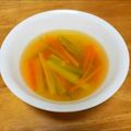 かしゅみん♡'s cooksnap of when they made 簡単★セロリとニンジンのスープ.