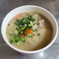 ebipeco's cooksnap of when they made 体温まる＊豚こま団子の絶品豚汁.