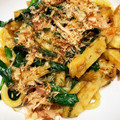 67luna's cooksnap of when they made さつま揚げの焼きうどん♪.