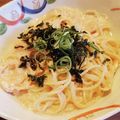 KAN185's cooksnap of when they made 時短！牛乳で濃厚明太クリームパスタソース.
