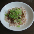 土木科's cooksnap of when they made ささみの梅納豆.