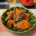 ちゃぴ♥'s cooksnap of when they made 秋だから...肉さつまいもです♪.