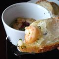 マリンバ♪'s cooksnap of when they made ワインのつまみに！海老のニンニクオイル煮.