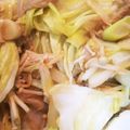 ツノトモ's cooksnap of when they made キャベツとえのきのポン酢炒め.