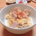 ＊shihori＊'s cooksnap of when they made 男のロマンだ！スパムを卵でとじた他人丼！.