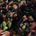 クックI1FJ57☆'s cooksnap of when they made ほうれん草とトマトひじきのゆずぽんサラダ.