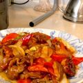クック82XWAH☆'s cooksnap of when they made 薄切り肉＆ちくわで簡単ヘルシー『酢豚』.
