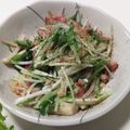 ～TAmamaNO～'s cooksnap of when they made 水菜とベーコンのコンソメ炒め.