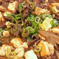 まろろっく's cooksnap of when they made 牛肉とごぼうと豆腐の味噌煮.