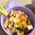 KT614's cooksnap of when they made 離乳食完了期☆かぼちゃと豆腐のドリア.