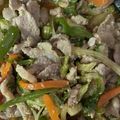 クックADIRO5☆'s cooksnap of when they made 【豚肉と細切り野菜炒め】チンジャオロース.