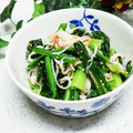 Dellaたん's cooksnap of when they made 簡単 小松菜とカニカマの酢の物.