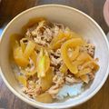 hinamama❁'s cooksnap of when they made 簡単つゆだく牛丼.