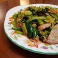 カフェドチワワ♡'s cooksnap of when they made 小松菜と豚肉のペッパー炒め.