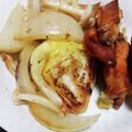 ひなたのねこやなぎ's cooksnap of when they made 簡単！とろ甘い！キャベツと新玉ねぎソテー.
