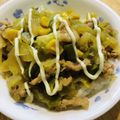 honey♡ハニ's cooksnap of when they made 幼児食 なんちゃって豚丼(薄味1歳後半).