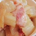 ＹUM！'s cooksnap of when they made ベーコンの出汁が染みた♡大根と白菜の煮物.