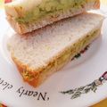 umi☆neco's cooksnap of when they made 和風～アボカドサンドイッチ.