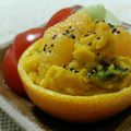 yukitarooo's cooksnap of when they made タンカン風味カボチャのサラダ.